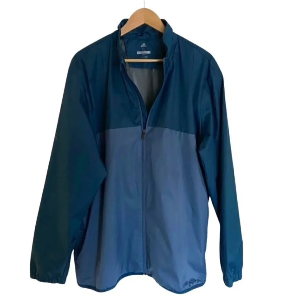 Adidas Blue Climastorm Provisional Golf Jacket XLarge